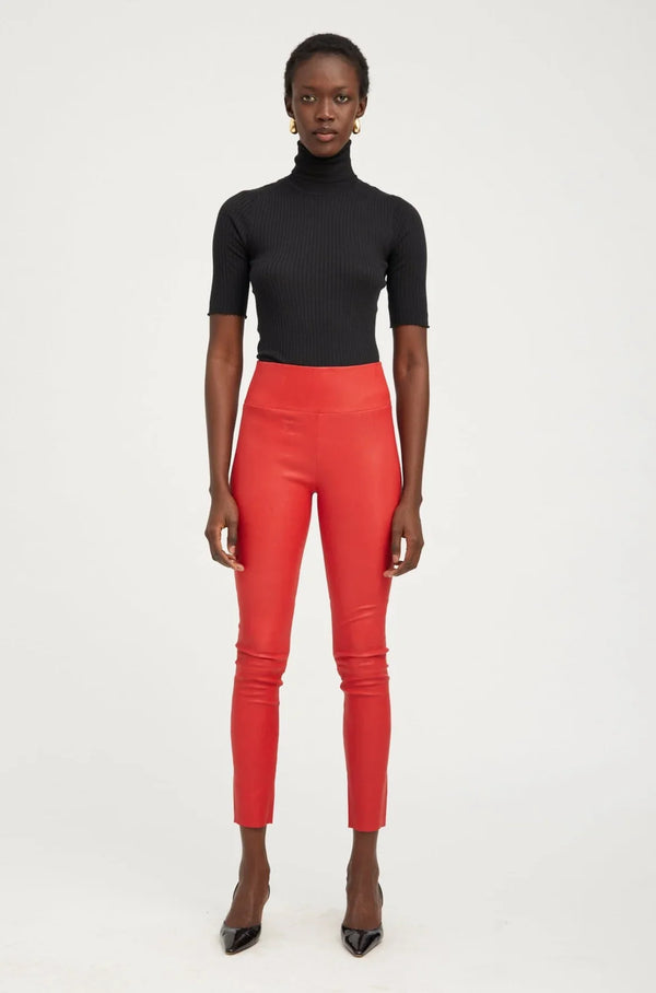 sprwmn Erin Leather Ankle Red