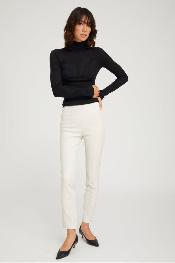 sprwmn Erin Leather Ankle SHELL