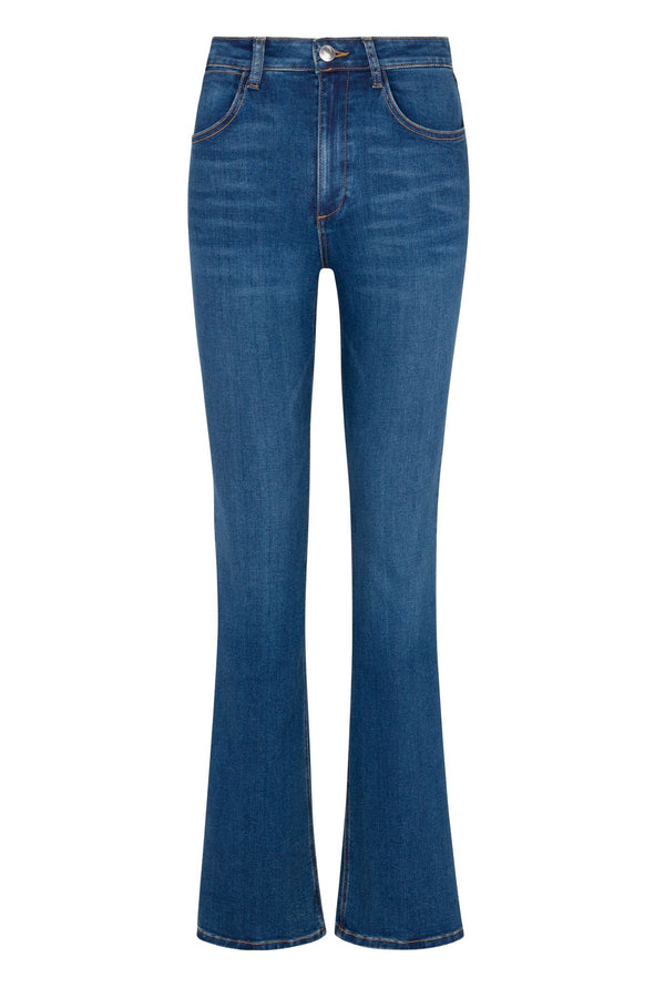 Sprwmn Gabrielle Micro Flare Denim Gabrielle