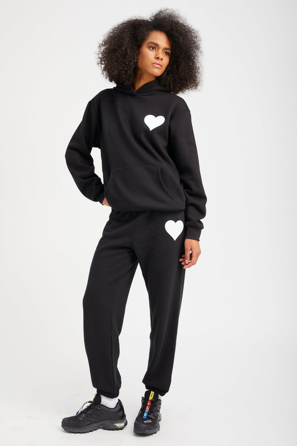 Sprwmn Heart Hoodie Black