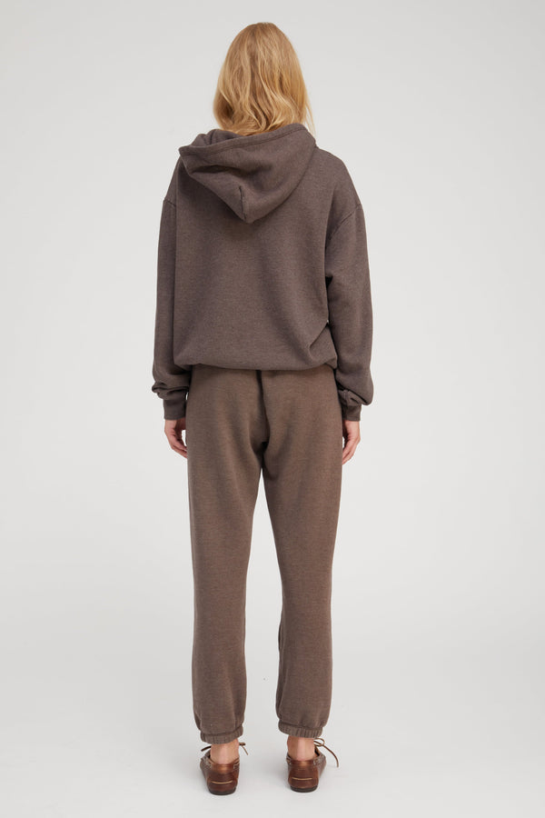 Sprwmn Heart Hoodie Heather Brown