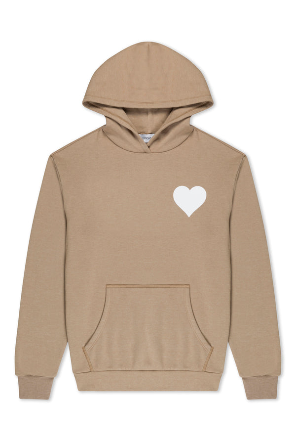 Sprwmn Heart Hoodie Latte