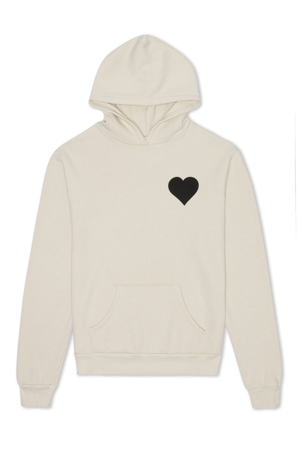 Sprwmn Heart Hoodie Vintage White