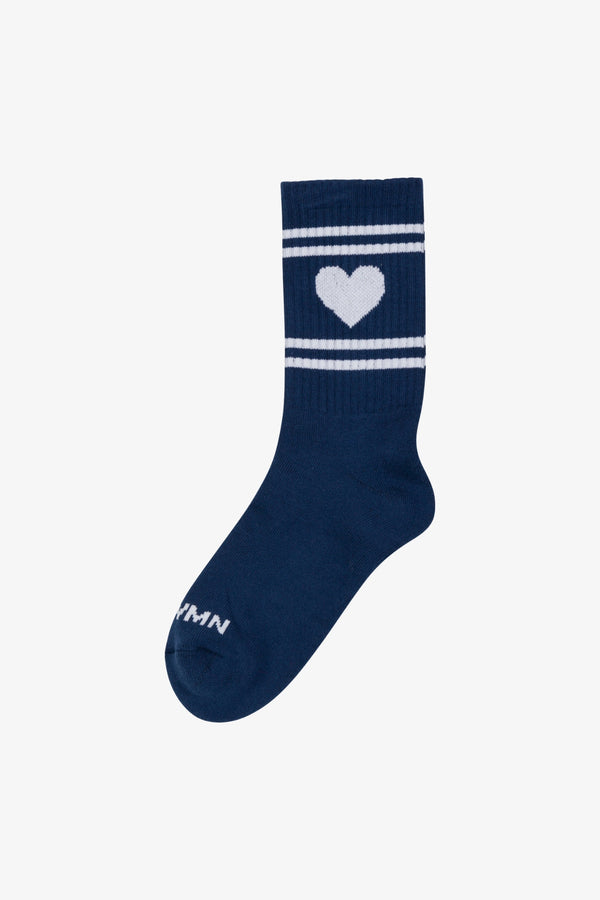 sprwmn Heart Les Chaussets NAVY/WHITE