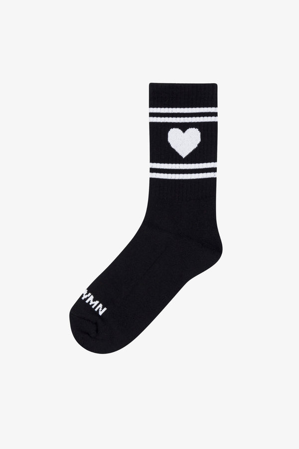 sprwmn Heart Les Chaussettes BLACK/WHITE
