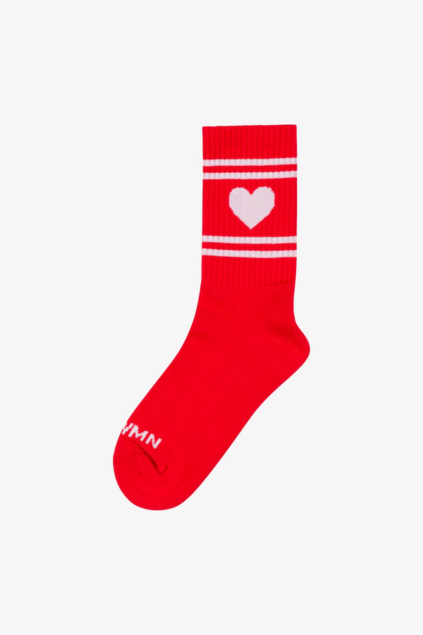 sprwmn Heart Les Chaussettes RED/WHITE