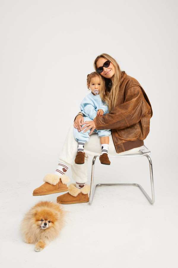 Sprwmn Heart Les Chaussettes WHITE/AMERICANO