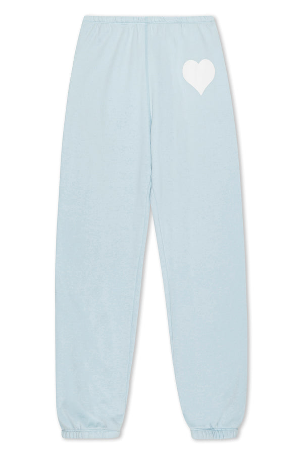 Sprwmn Heart Sweatpants BABY BLUE