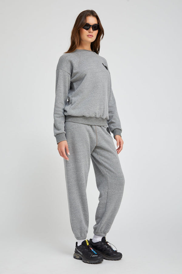 Sprwmn Heart Sweatpants HEATHER GREY/ BLACK