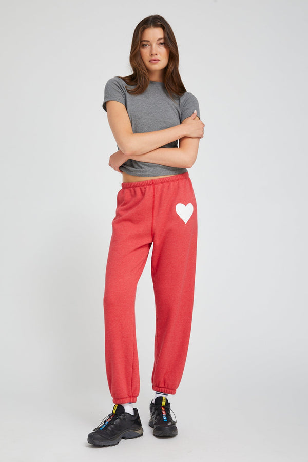 Sprwmn Heart Sweatpants RED