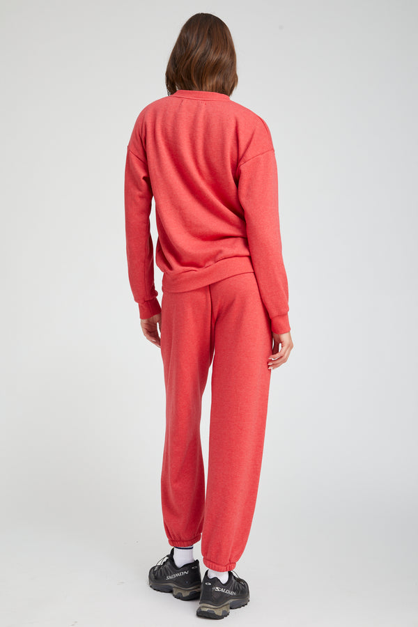 Sprwmn Heart Sweatpants RED