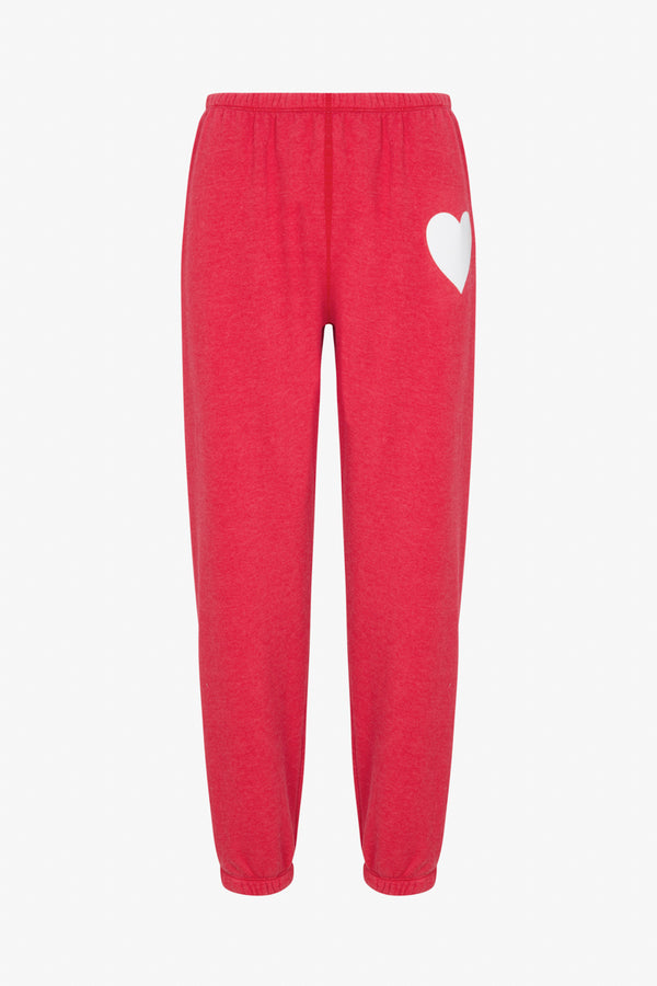 Sprwmn Heart Sweatpants RED
