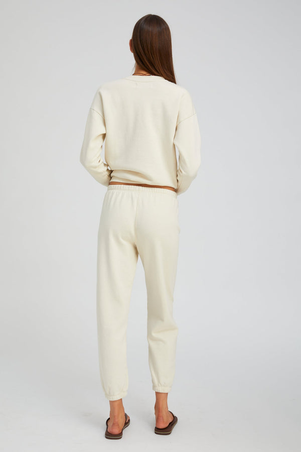 Sprwmn Heart Sweatpants Vintage White