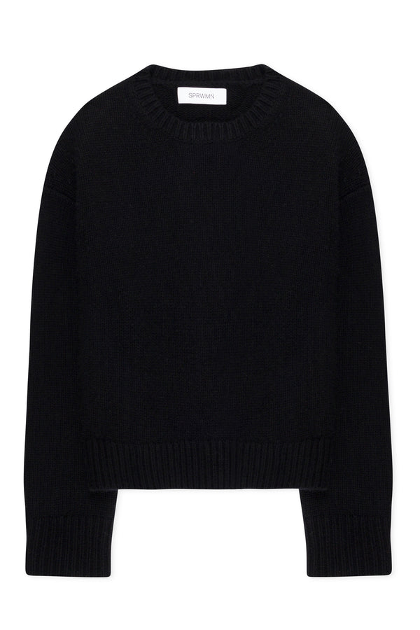 Sprwmn Heavy Cashmere Sweater Black
