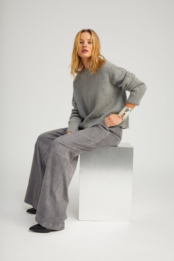 Sprwmn Heavy Cashmere Sweater Grey