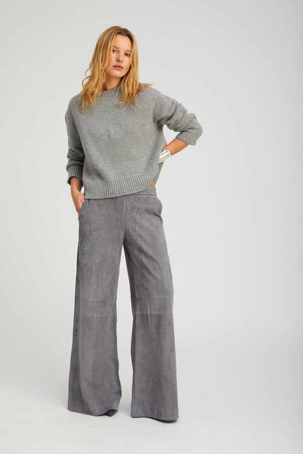 Sprwmn Heavy Cashmere Sweater Grey