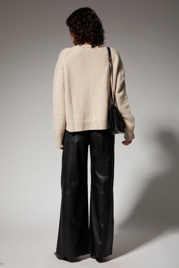 Sprwmn Heavy Cashmere Sweater Oat