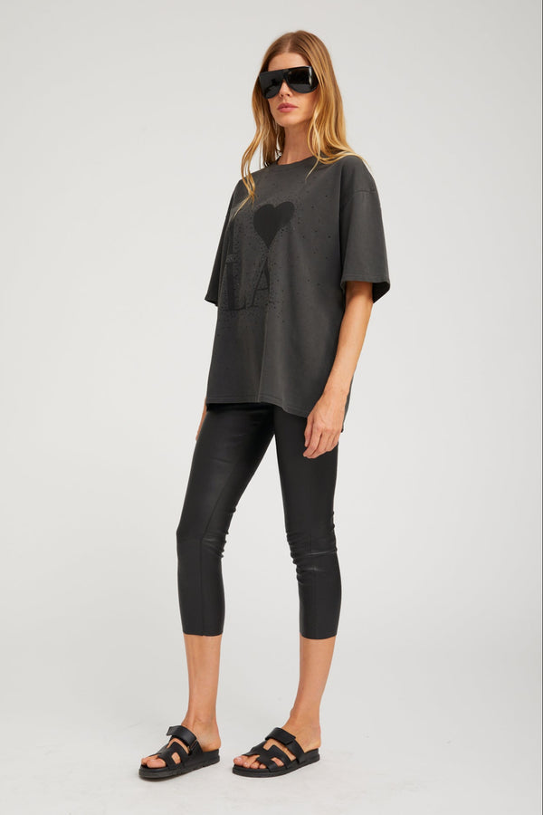 Sprwmn I Love LA Tee VINTAGE BLACK