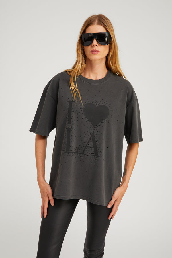 sprwmn I Love LA Tee VINTAGE BLACK