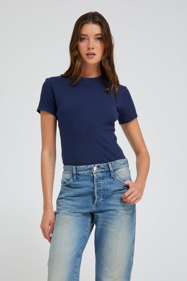 sprwmn Indigo Cotton Baby Tee INDIGO