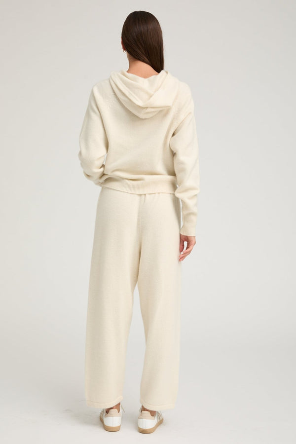 Sprwmn Ivory Cashmere Hoodie Ivory