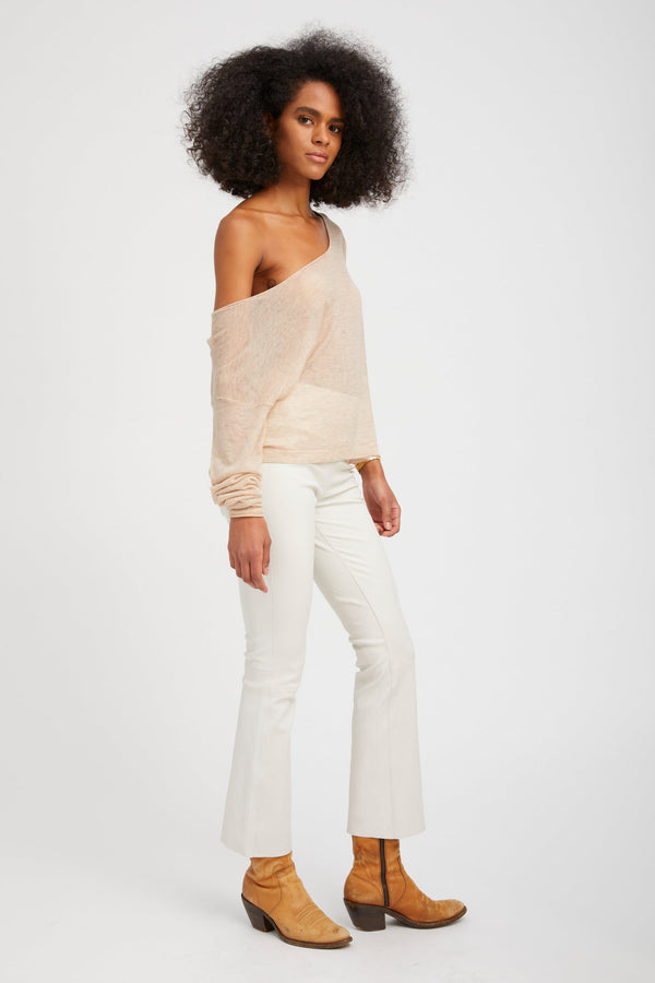 Sprwmn Jackie Leather Ankle Flare SHELL