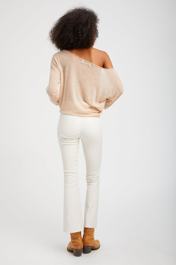 Sprwmn Jackie Leather Ankle Flare SHELL