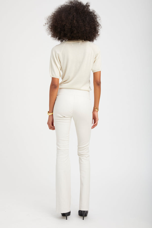 Sprwmn Jane Leather Micro Flare SHELL