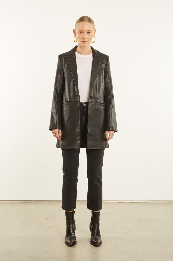 Sprwmn Jones Crop Straight Leg Denim Jones