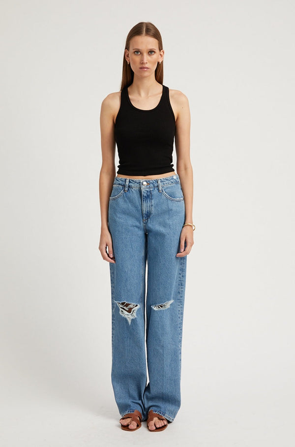 Sprwmn Josephine Distressed Baggy Denim Josephine