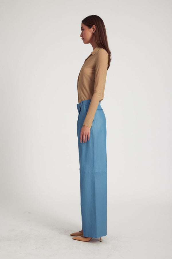 Sprwmn Khaki Knit Mesh Button Down Khaki