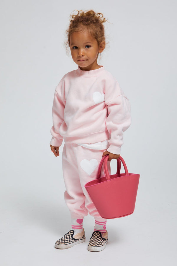 Sprwmn Kids Heart Sweatpants BALLET