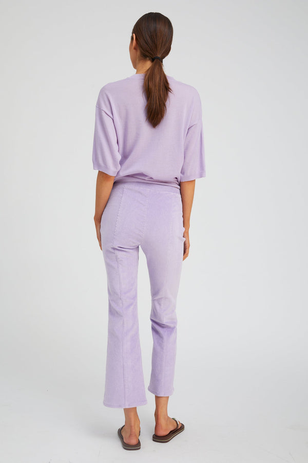 Sprwmn Lavender Cashmere Boxy Tee LAVENDER