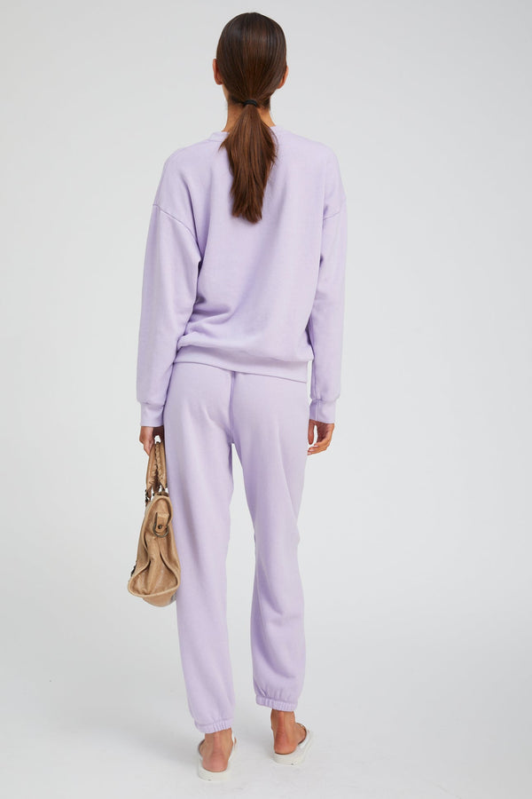 Sprwmn Lavender Heart Sweatpants LAVENDER