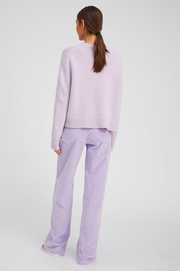 Sprwmn Lavender Heavy Cashmere Sweater LAVENDER