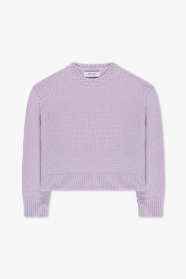 Sprwmn Lavender Heavy Cashmere Sweater LAVENDER