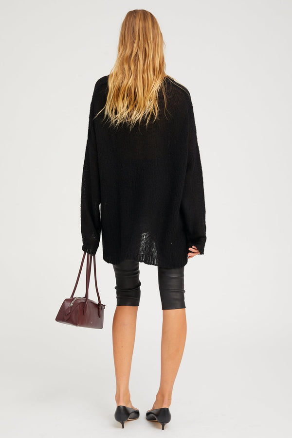 Sprwmn Leather Capri Black