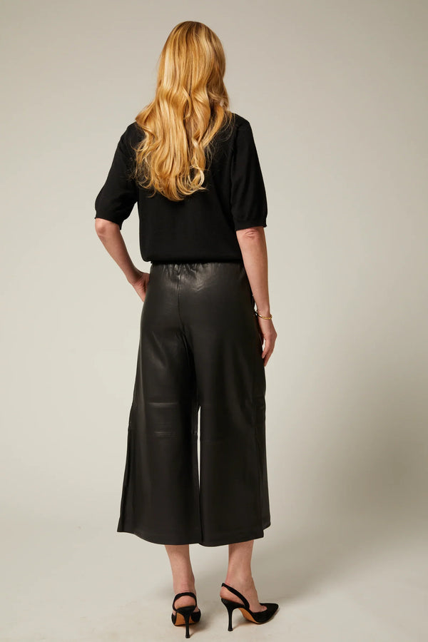 Sprwmn Leather Culotte Black