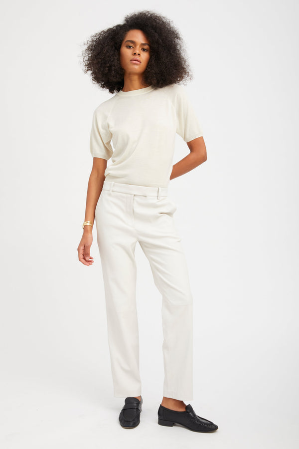 sprwmn Leather Sophia Cigarette Trousers SHELL