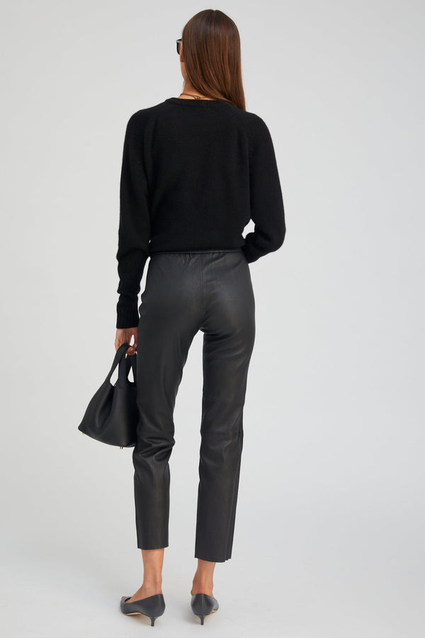 Sprwmn Leather Sophia Pull On Black