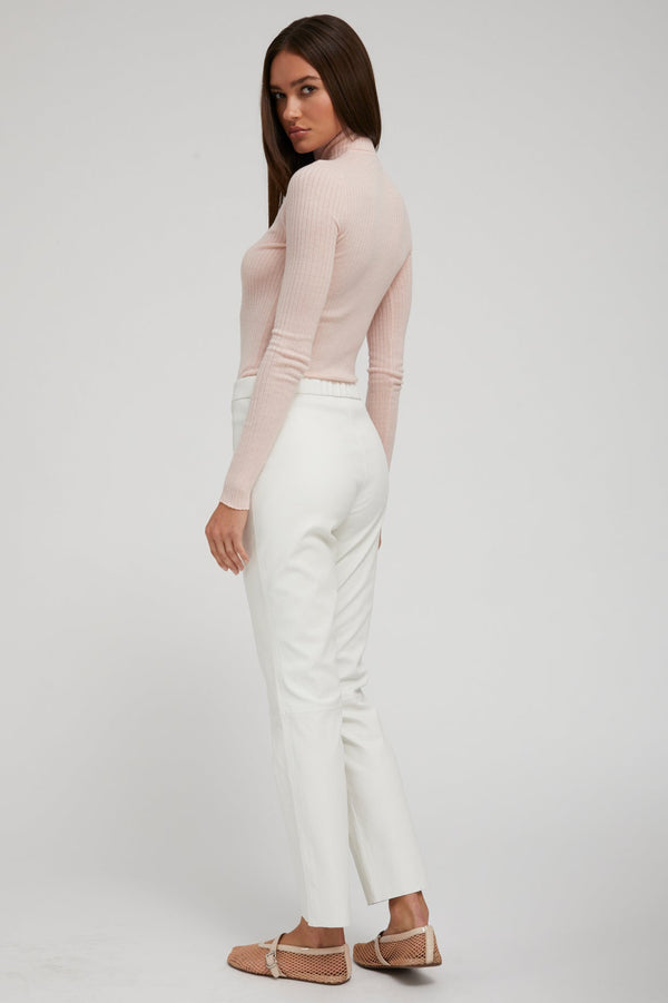 Sprwmn Leather Sophia Pull On White