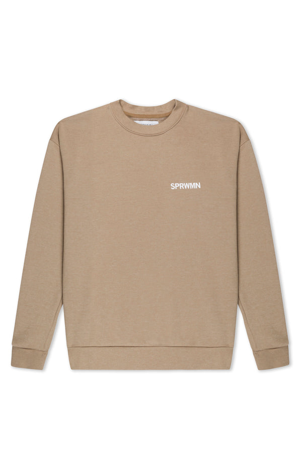 Sprwmn Logo Sweatshirt Latte