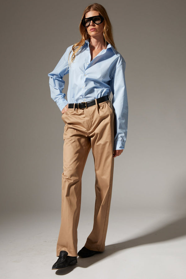 Sprwmn Mara Button Down BABY BLUE