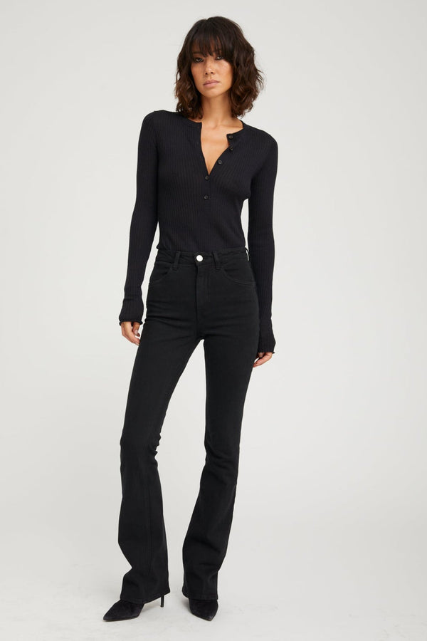 sprwmn Micro Flare Denim Ella