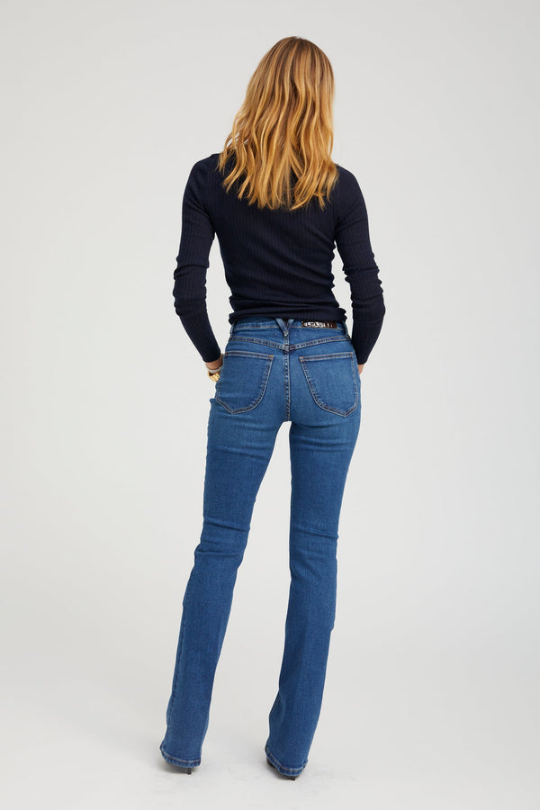 Sprwmn Navy Cashmere Henley NAVY