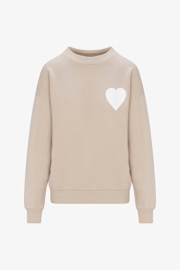 Sprwmn Oat Heart Sweatshirt OAT