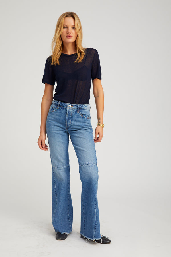 Sprwmn Patch Flare Denim EDITH