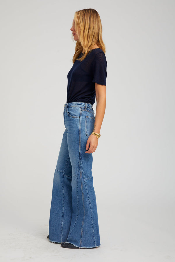 Sprwmn Patch Flare Denim EDITH