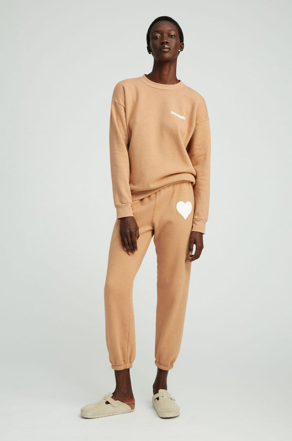 Sprwmn Peach Logo Sweatshirt Peach