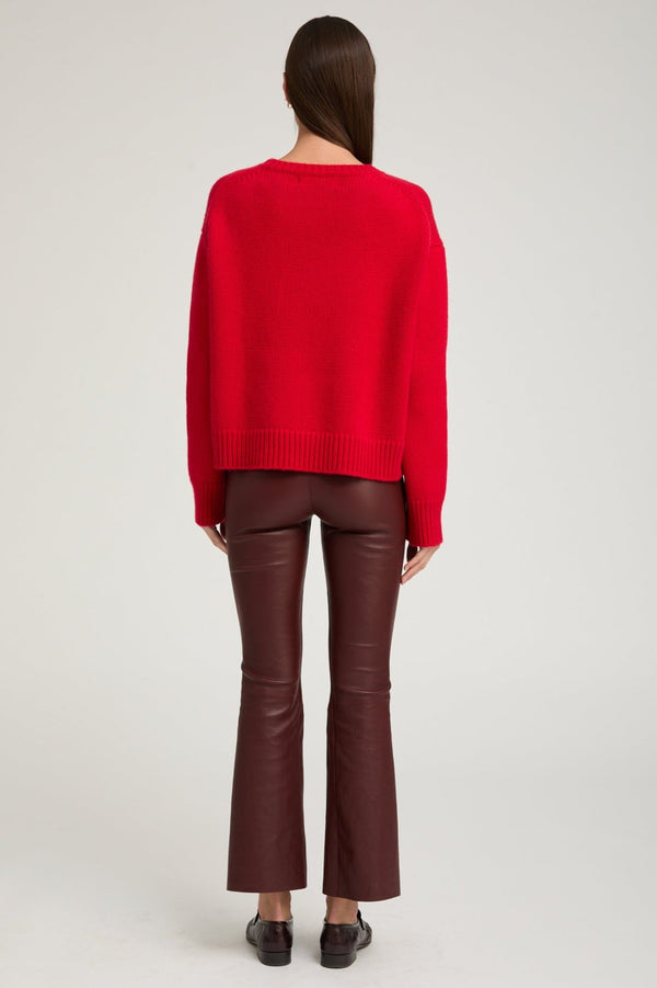 Sprwmn Red Heavy Cashmere Sweater Red